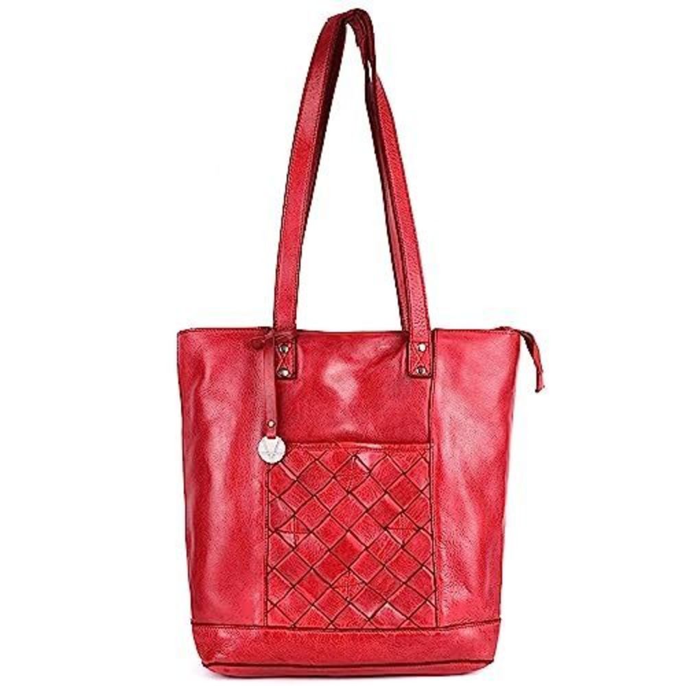 Chic Genuine Textured Bag For Hand Painted Textured Top Handle Bag Handmade
